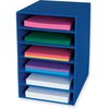 Pacon Classroom Keepers® 6-Shelf Organizer, Blue, 17.75H x 12W x 13.5D P001312